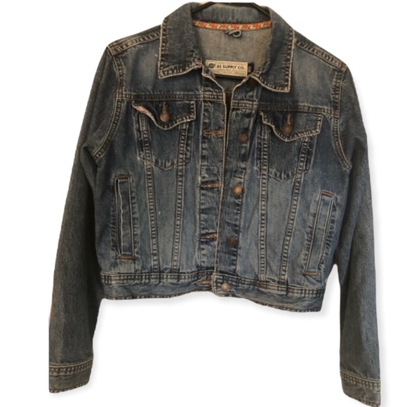 ASO Y2K JOEY POTTER DAWSONS CREEK DENIM JACKET - Picture 13 of 16